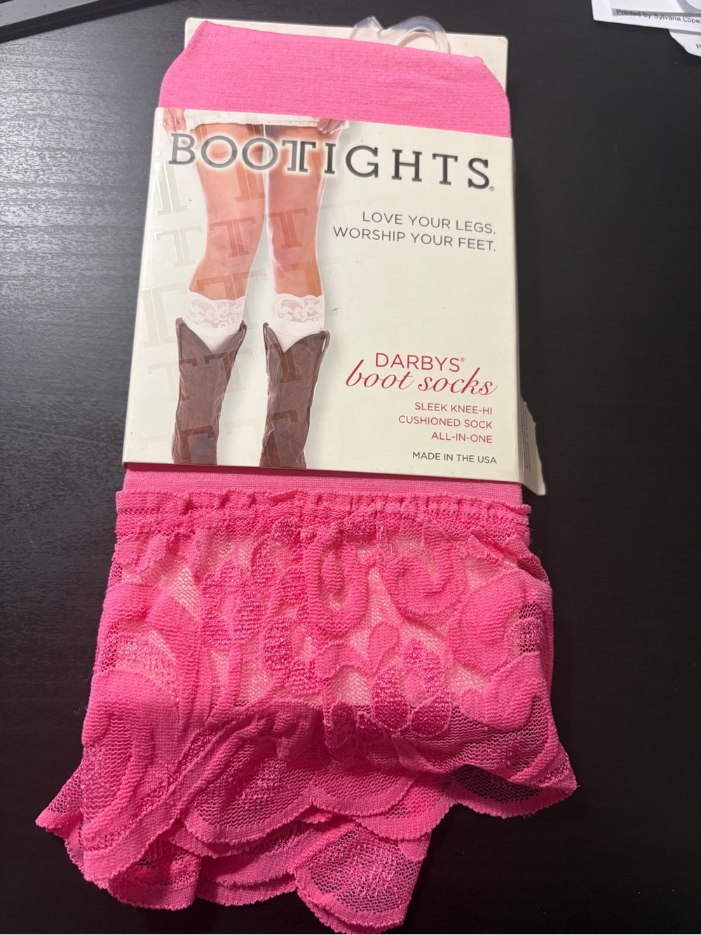 Darbys Boot Socks - Pink